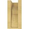 Ekena Millwork 4"W x 4"D x 8"H Wide Monterey Rough Cedar Woodgrain TimberThane Corbel, Primed Tan CORUR04X04X08MONRCPR - alternate 4